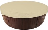 Hot Tub Hoes - Rond - Beige - Diameter 213 cm - Zwembad hoes - Waterdichte Zwembadhoes - Jacuzzi Afdekhoes - Tuinmeubelhoes Rond