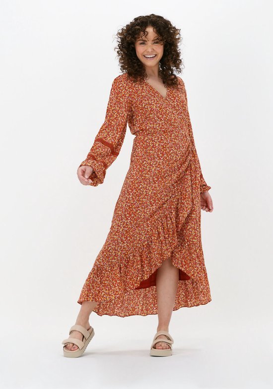 Harper Yve Donna dr Long Jurken Dames Rok Jurk Brique
