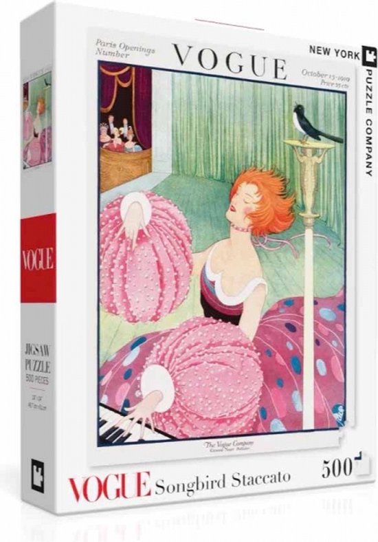 New York Puzzle Company - Vogue Staccato Songbird - 1000 stukjes puzzel