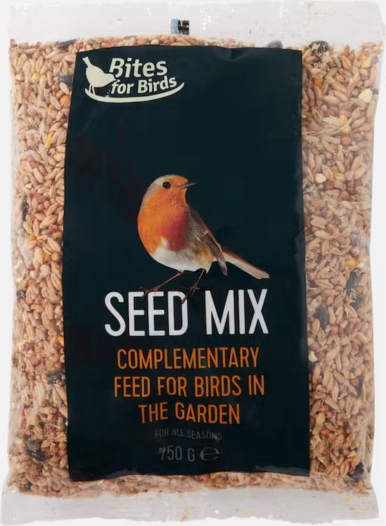 Mélange de graines pour oiseaux du jardin - 750gr - Pour toutes les saisons  - Aliment