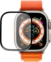 Screenprotector geschikt voor Apple Watch Ultra | Schermbescherming glas | Volledige Bescherming voor scherm | Beschermglas Full