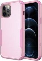 Mobiq - Layered Armor Hoesje iPhone 15 Plus - roze