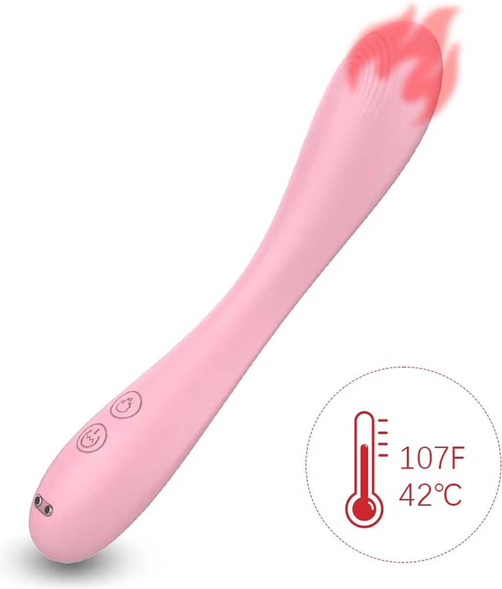 BLUSSERS Clitoris Wand Vibrator + G Spot Vibrator voor Vrouwen - Roze