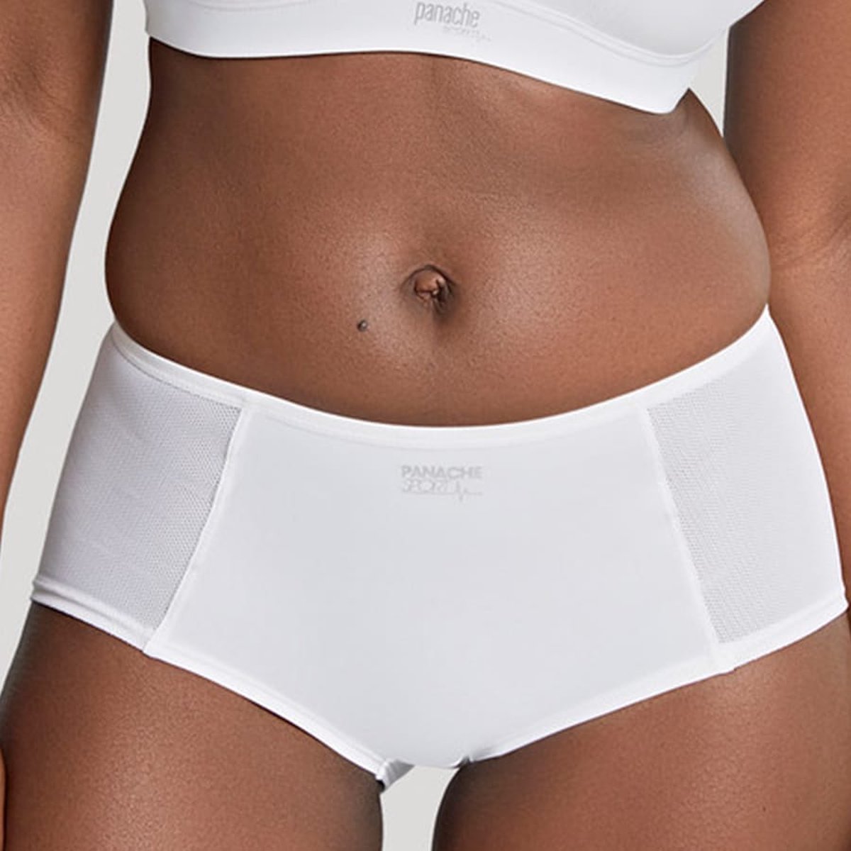 Panache sportondergoed - sportslip - Wit - XL maat 42