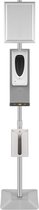 Automatische Handdispenser Standaard Zilver 1000 ml Desinfectiezuil 6,8 kg Automatische Handdesinfecterende Dispenser Standaard Ideaal voor Thuis