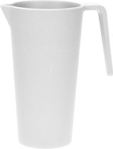 Excellent Houseware Pichet / pichet à eau - blanc - 1500 ML - mélamine - D10 x H21 cm