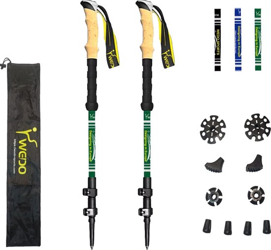 LEKI berg wandelstokken Voyager | Verstelbaar van 110 tot 145 cm
