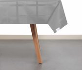 Raved Tafelzeil Vierkant Uitwasbaar  140 cm x  100 cm - Grijs - Waterafstotend