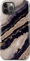 Burga Hoesje geschikt voor Apple iPhone 12 Telefoonhoesje Hardcase | Burga Tough Backcover Shockproof | Schokbestendig iPhone 12 Telefoonhoesje | Anti Shock Proof - Royal Blue | Bruin