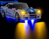 Light my Brick Speed ​​​​Champions Nissan Skyline GT-R (R34) LEGO#76917 Ensemble d'éclairage