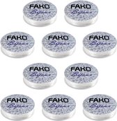 Fako Bijoux® - 10 Rollen Elastisch Nylon Draad - Sieraden Maken - 0.7mm - 10x12 Meter - Transparant - 10 Stuks