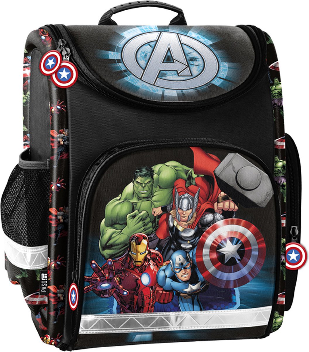 Paso - Rugzak Avengers - 34x25x14 cm - Zwart