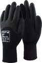 1 paar - Werkhandschoenen PSP 18-800 Winter Dry Grip Pro, Zwart (per paar), maat 09 / L