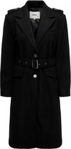 Only Jas Onlsif Filippa Life Belted Coat Cc 15292803 Black/solid Dames Maat - M