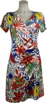 Angelle Milan - Vêtements de voyage pour femmes - Robe plissée multicolore - Respirante - Infroissable - Robe durable - En 5 tailles ! - Taille XL