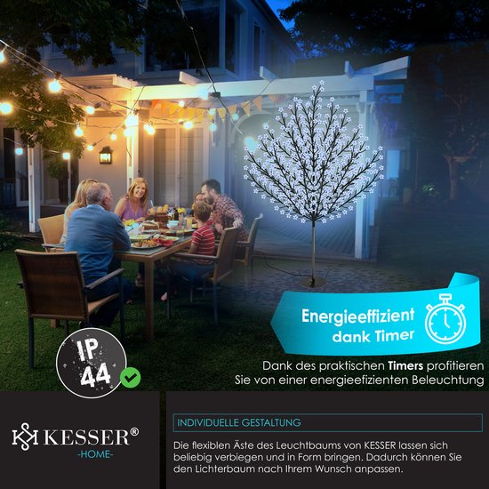 KESSER LED Kersenbloesem Boom – Met Afstandsbediening