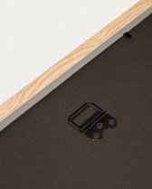 Kave Home - Neale houten fotolijst met witte afwerking 29,8 x 39,8 cm