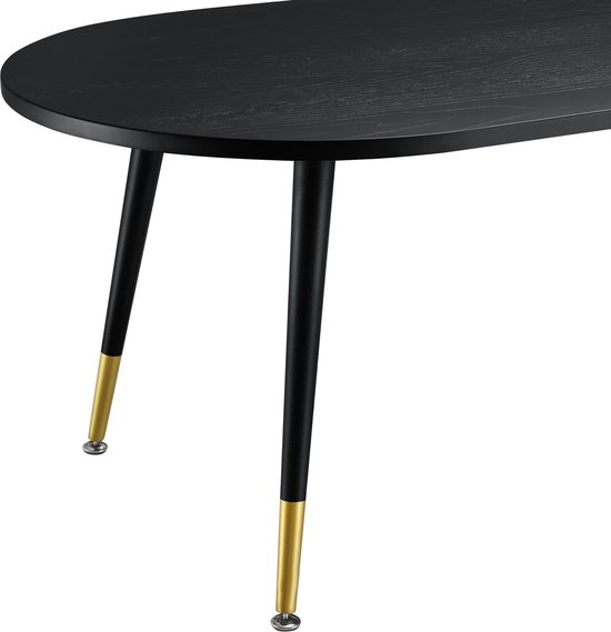 Salontafel Timo 90x60 cm-wit/beton - Modern Hela