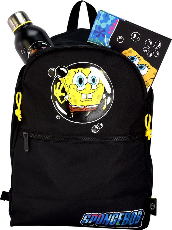 Schooltas Spongebob - Zeer Exclusief Design (40x29x13,5 cm: LxBxD)