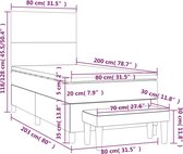 vidaXL-Boxspring-avec-matelas-tissu-noir-80x200-cm