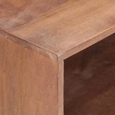 The Living Store Table de chevet - Bois de manguier Massief - 40 x 30 x 50 cm - Charme rustique