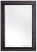 Barok Spiegel 47x57 cm Zwart - Dakota