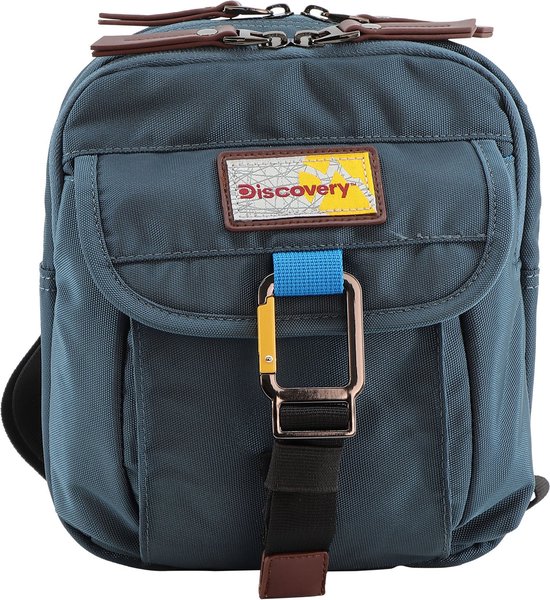 Discovery Crossbodytas / Schoudertas - Icon - D00712 - Petrol Blauw