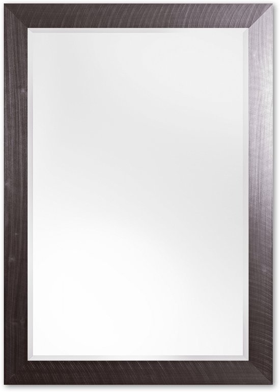Miroir moderne 42x52 cm acier inoxydable - Anna