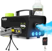 Ensemble de fête avec machine à fumée Fuzzix F503L - 1 L de liquide à fumée et 1x laser