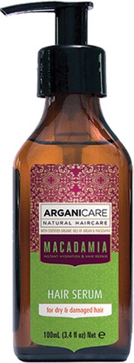 Macadamia serum voor droog en beschadigd haar 100ml