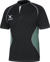 Gilbert Xact V2 Shirt Snr Zwart / Groen - 2 Extra Large
