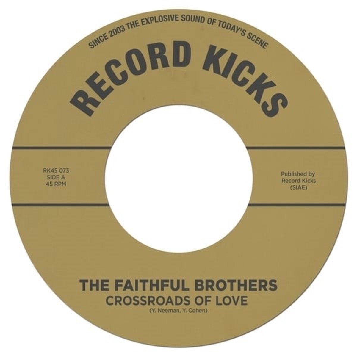 The Faithful Brothers - Crossroads Of Love (7" Single)