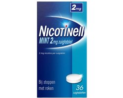 Nicotinell Zuigtablet Mint 2mg - 1 x 36 zuigtabletten