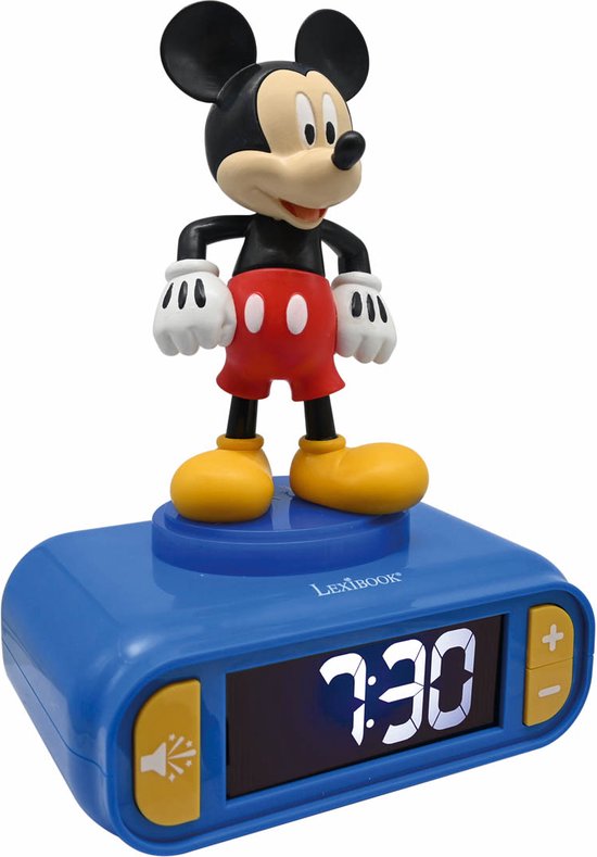 Digitale wekker met Mickey 3D nachtlampje en geluidseffecten van Merkloos — afbeelding 3