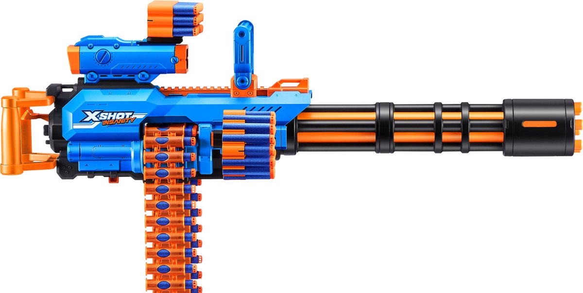 X SHOT - Insanity Blaster Rage Fire Motorisé et 72 Fléchettes