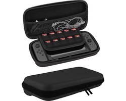 Hoes Geschikt voor Nintendo Switch Lite Case Hoesje Met Koord - Bescherm Hoes Geschikt voor Nintendo Switch Lite Hoes Hard Cover - Zwart