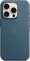 Apple FineWoven Case with MagSafe voor iPhone 15 Pro - Pacific Blue