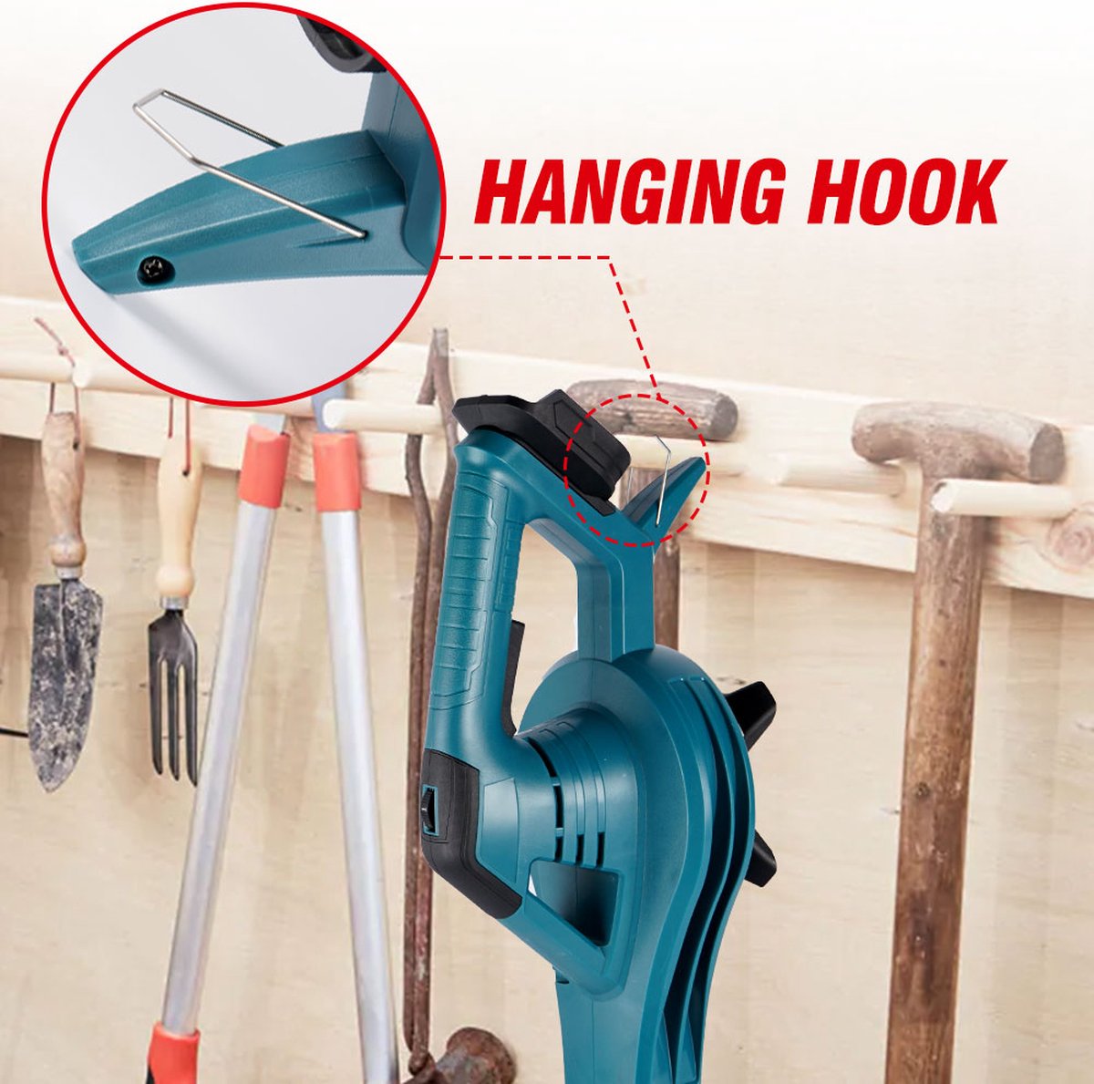 ONEVAN Souffleur sans fil pour Makita 18 V, souffleur à poussière 2 en 1 sans balais ONEVAN Souffleur sans fil pour Makita 18 V, souffleur à poussière 2 en 1 sans balais