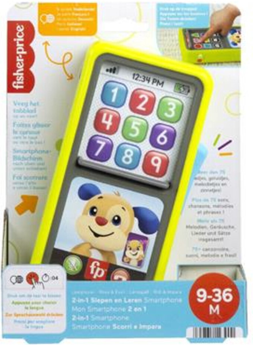 Fisher-Price Rires et Éveil Laugh & Learn 2-in-1 Learn Smartphone