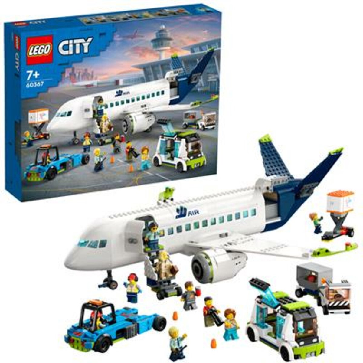 LEGO City Passagiersvliegtuig Vliegtuig Speelgoed Set - 60367 — afbeelding 17