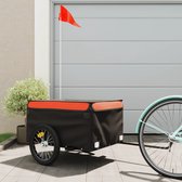 The Living Store Fietskar IJzeren Frame 45 kg - 124 x 62.5 x 52 cm - Praktisch Ontwerp