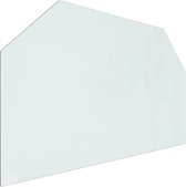 vidaXL-Glasplaat-openhaard-zeshoekig-100x60-cm
