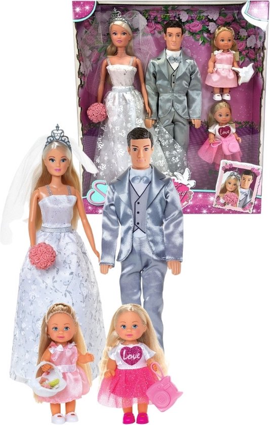 Steffi and Kevin doll set on their wedding day