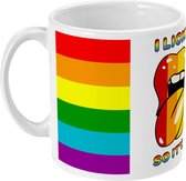 Grappige Beker Mok Regenboog Gay Pride LGBT - 350ml - Keramiek