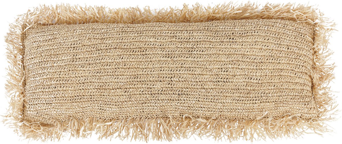 Het Raffia Kussen - Naturel - 35x100