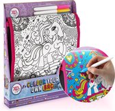 Maak je eigen unieke Unicorn tas - Knutselen met dit magische hobbypakket van Grafix | Geschikt voor meisjes vanaf 6 jaar | Unicorn speelgoed en knutselen in één! | Kleur je eigen tas