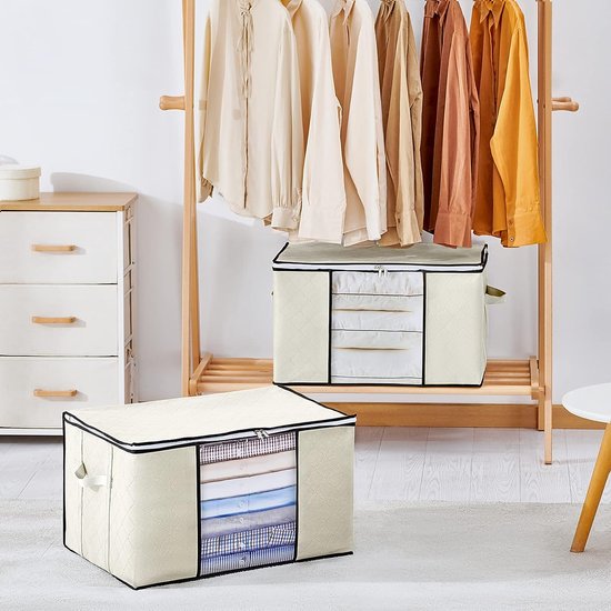 Opbergcontainers voor Onder het Bed 6 pack, Grote Capaciteit Deken
