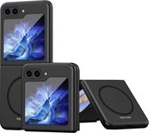 Hoesje Geschikt voor Samsung Galaxy Z Flip 5 - Compatibel met MagSafe - Back Cover met Magneet - Magnetisch - Zwart