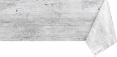 Raved Tafelzeil Houtlook  140 cm x  350 cm - Grijs - PVC - Afwasbaar