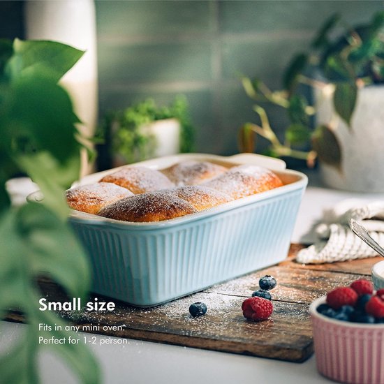 Hanseküche Grote Braadpan Voor 4 Personen Van Hoogwaardig Keramiek Ideaal Lasagne Stoofschotels Of Tiramisu Braadpan Ovenschaal Rechthoekige Lasagneschaal Roze 604466521